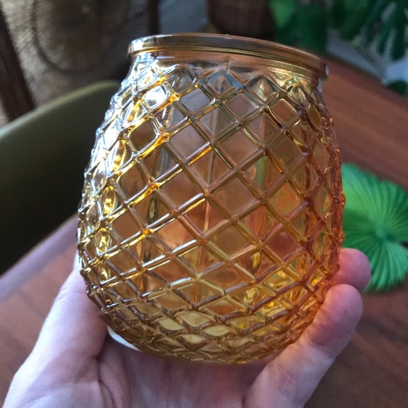 3 Pineapple glass candle holders - Picture 4 of 4